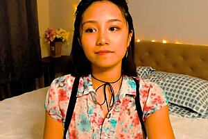 Beautiful Asian Girl Masturbates On Webcam Chat