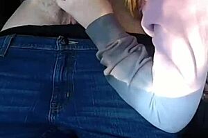 Public Pickup Car Blowjob