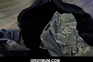 stepmom sucking balls and spreading legs for pink pussy fucking