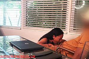 eden's first anal experience with deepthroat and cumshot