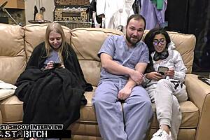 Jasmine Roses Thigh Gets Blasted With Cum