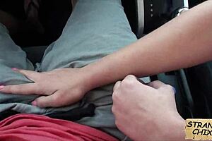 Sexy teen babe Dani Desire gets passionately fucked in POV outdoor pickup scene