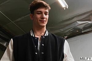 Milf Justine Fucks Young Stud