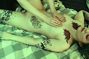 She loves massage and cock between her buttocks