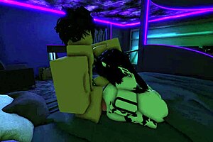 Fucking Really Hard My Cow Slut in Roblox