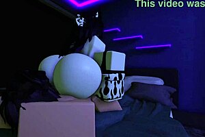 Fucking Really Hard My Cow Slut in Roblox