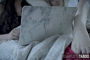 Watch this femdom teen suck that big black cock