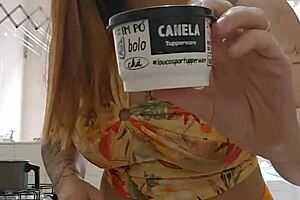 Wearing Tight Shorts to Flash Desire for Cock