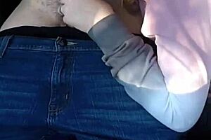 Public Pickup Car Blowjob