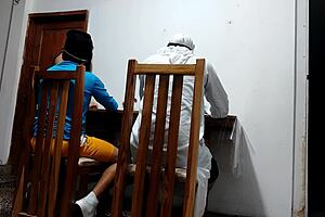 Sheikh's Friend Fucks Waitress Tableside in Forbidden Restaurant Sex