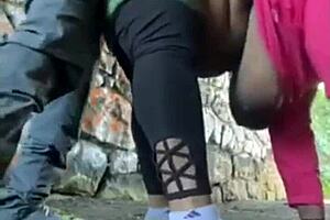 exploring a hidden tunnel discovered during an outdoor hiking adventure