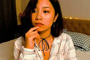Beautiful Asian Girl Masturbates On Webcam Chat