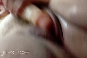 Fucking my super wet pussy with 22cm dildo and fingers until I come.