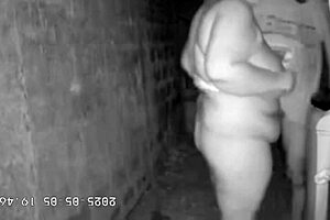 hidden camera catches wild alley fucking