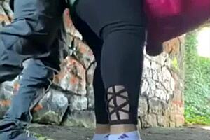 exploring a hidden tunnel discovered during an outdoor hiking adventure