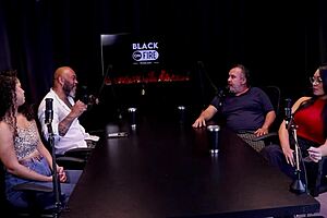 Bbw Woman Sells on Social Media During Pandemic in Sheer Red