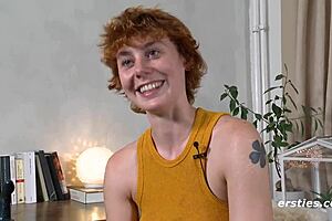 i'm a polyamorous berliner masturbating deliciously in front of the camera