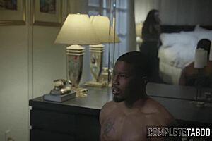 Watch this femdom teen suck that big black cock