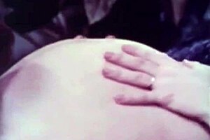 Vintage Pregnant Women in Lesbian Scene