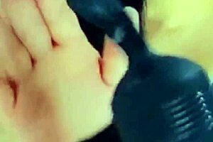 Squirts of pleasure from dildo machine