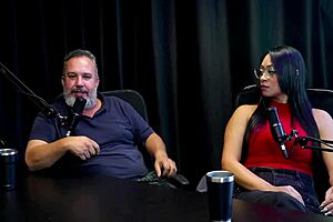 Bbw Woman Sells on Social Media During Pandemic in Sheer Red