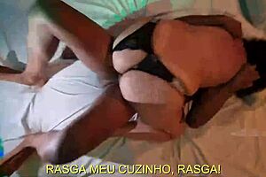 Husband watches wife in amateur threesome