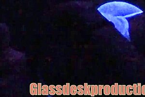 the secret model's hidden backstage casting under black lights