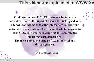 f4m femdom jerk off instructions with orgasm