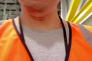 Asian Amateur Walking Outdoors During Work