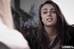 The story of evelyn claire's help transforming gia derza in taboo lesbian scenes