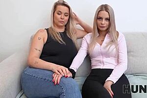 Lesbian Fucked Her New Landlord!