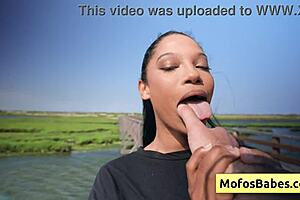 uh, sexy ebony eden west with big boobs fingerin her pusssy in front of horny friend charles dera