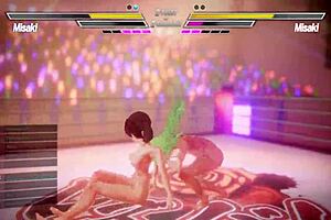 Lesbian rivals battle with anal, fingering, and squirting