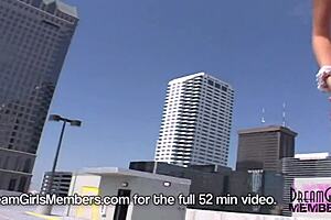 Wild Latina Danielle Risks Public Nudity In Florida Outdoors