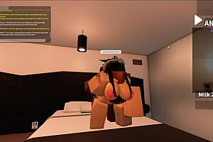 Face Fucking a Girl in a Hat Roblox Studio