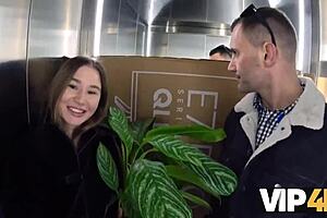 Shy curvy babe amalia davis gone wild with neighbour?