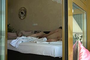 young blonde experiences homemade fucking with experienced partner