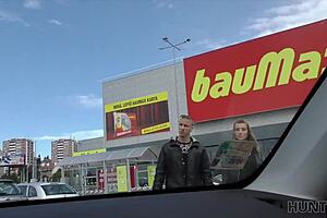 Bold teen pickup in shop leads to hardcore fucking