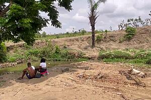 Chubby BBW Screams During Intense Forest Fuck