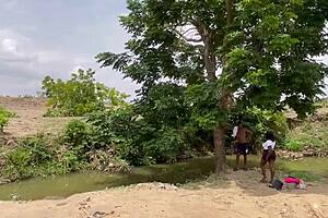 Chubby BBW Screams During Intense Forest Fuck