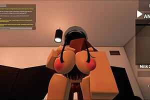 Face Fucking a Girl in a Hat Roblox Studio