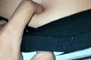 I kiss her belly while she rides me to orgasm.