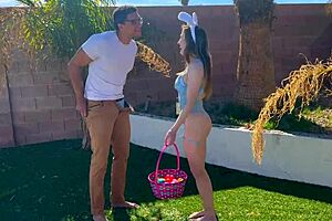 Sexy pawg alaina taylor takes huge cock in easter bunny cosplay