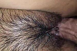 i love how my creamy latina pussy drips after using the vibrator on my tight lips