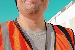 Asian Amateur Walking Outdoors During Work