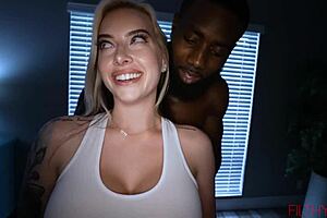 busty woman enjoys relaxing massage session