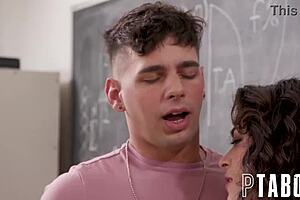 'i buttfucked the petite teacher Victoria Voxxx in hardcore anal' Kai Jaxon confesses