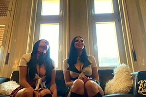 Kira and Anissa GET CREAMPIED!