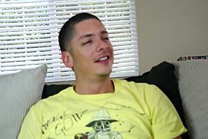 mary masturbates to orgasm on cock then watches cum on ass