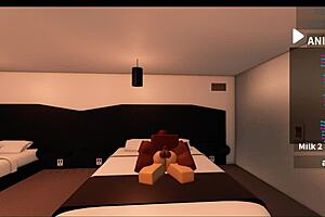 Face Fucking a Girl in a Hat Roblox Studio